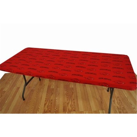 COLLEGE COVERS College Covers ARKTC6 Arkansas 6 ft. Table Cover ARKTC6